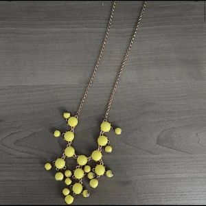 YELLOW STATEMENT NECKLACE